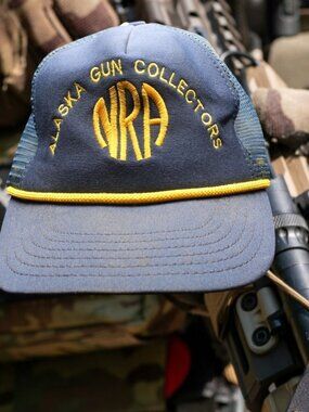 Vintage NRA Alaska Gun Collectors Association Hat Cap MADE IN USA